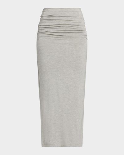 Toteme Draped Jersey Midi Skirt