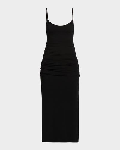 Toteme Draped Jersey Slip Midi Dress
