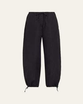 Toteme Drawstring Cotton Balloon Pants