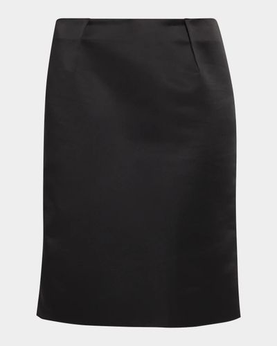 Toteme Duchess Satin Sheath Knee-Length Skirt