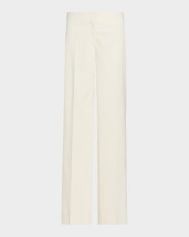 Toteme Easy Basketweave Straight-Leg Pants