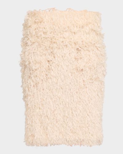 Toteme Feathered Jersey Knee-Length Skirt