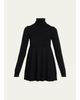 Toteme Flared Wool-Blend Turtleneck Sweater - 1