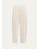 Toteme Garderob Double-Pleat Straight-Leg Ankle Trousers - 1