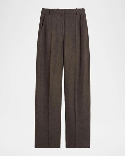 Toteme High-Rise Wool-Blend Trousers