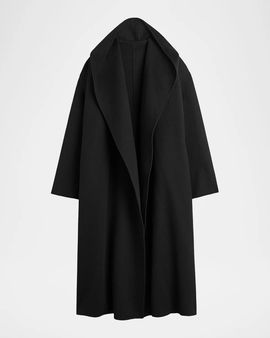 Toteme Hoodie Wool Belted Coat