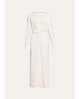 Toteme Long-Sleeve Slouchy Maxi Dress