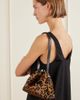 TOTEME Lucky Wristlet leather-trimmed leopard-print calf hair shoulder bag - 2