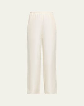 Toteme Monogram Silk Pj Bottoms