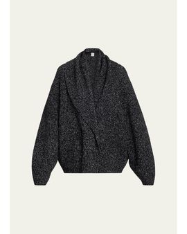 Toteme Oversized Shawl-Lapel Cardigan