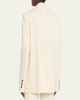 Toteme Raw Lapel Wool Sport Coat - 3