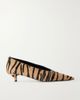 TOTEME Sharp 35 tiger-print calf-hair pumps - 1