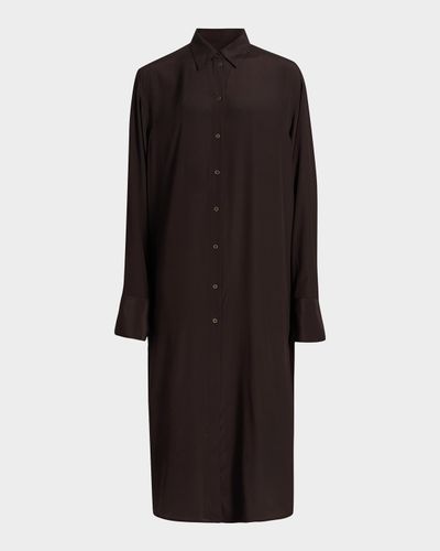 Toteme Silk Midi Shirtdress