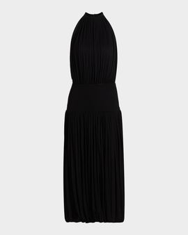 Toteme Sleeveless Gathered Balloon Midi Dress