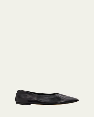 Toteme Slip Nappa Leather Ballerina Flats