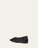 Toteme Slip Nappa Leather Ballerina Flats - 4