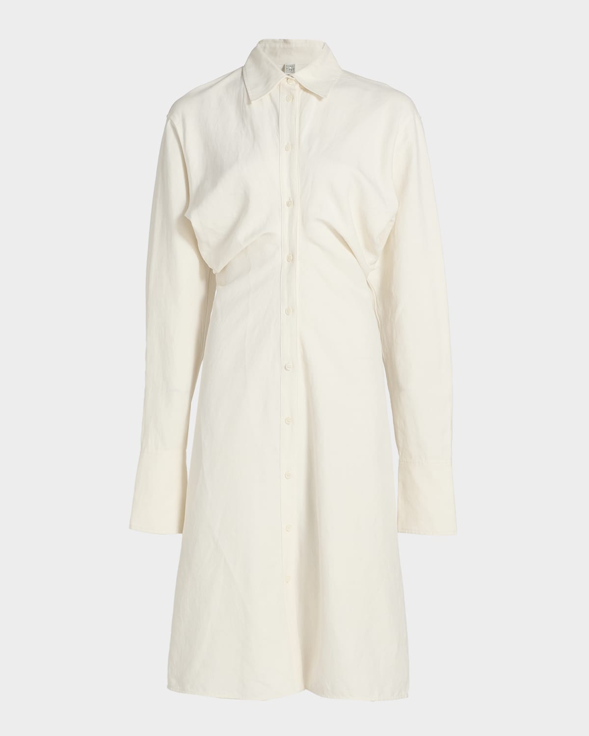 Toteme Slouch Long-Sleeve Knee-Length Shirtdress
