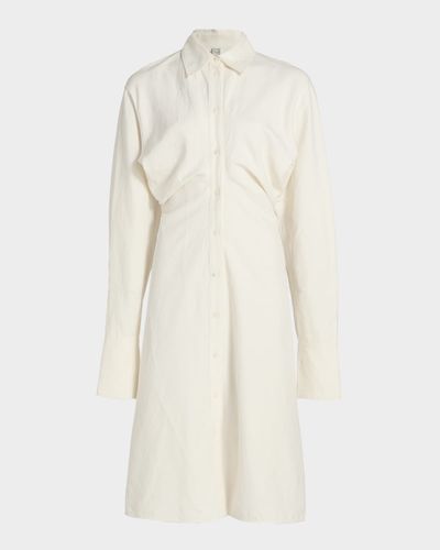 Toteme Slouch Long-Sleeve Knee-Length Shirtdress
