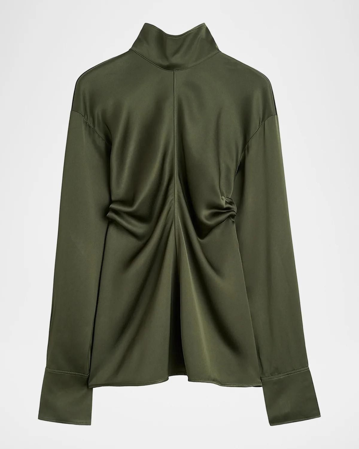 Toteme Slouch Satin Blouse