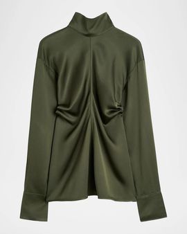 Toteme Slouch Satin Blouse
