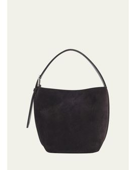 Toteme Small Belted Suede Tote Bag