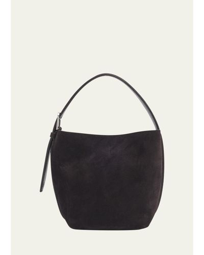 Toteme Small Belted Suede Tote Bag
