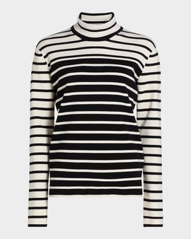 Toteme Striped Turtleneck Top