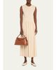 Toteme T-Lock Grain Leather Top-Handle Bag - 8