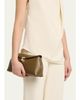 Toteme T-Lock Soft Textured Palmellato Leather Clutch - 2