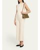 Toteme T-Lock Soft Textured Palmellato Leather Clutch - 5