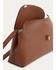 Toteme T-Lock Soft Textured Palmellato Leather Clutch - 8
