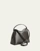 Toteme T-Lock Soft Textured Palmellatta Napa Leather Top-Handle Bag - 2