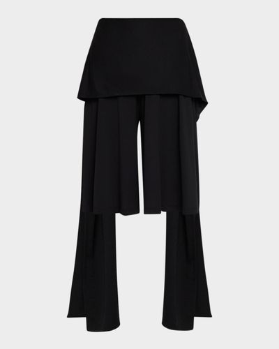 Toteme Tie Waist Jersey Culotte Pants