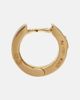 Toteme Toteme 18kt gold hoop earrings with diamond - 3