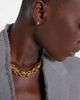Toteme Toteme 18kt gold hoop earrings with diamond - 6