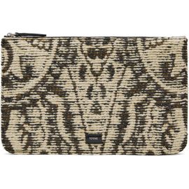 TOTEME TOTEME Beige & Black Threefold Paisley Clutch