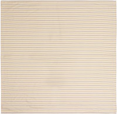 TOTEME TOTEME Beige & Brown Striped Silk Scarf