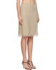TOTEME TOTEME Beige Chiffon Slip Midi Skirt - 2