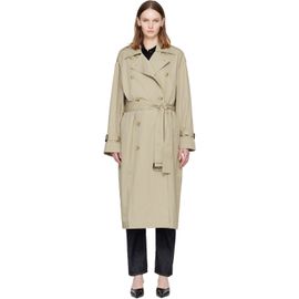 TOTEME TOTEME Beige Crisp Summer Trench Coat