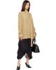 TOTEME TOTEME Beige Draped Scarf Blouse - 4