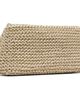 TOTEME TOTEME Beige Mini T-Lock Woven-Leather Clutch - 3