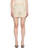 TOTEME TOTEME Beige Monogram Silk PJ Shorts - 1