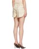TOTEME TOTEME Beige Monogram Silk PJ Shorts - 3