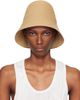 TOTEME TOTEME Beige Paper Sun Bucket Hat - 1