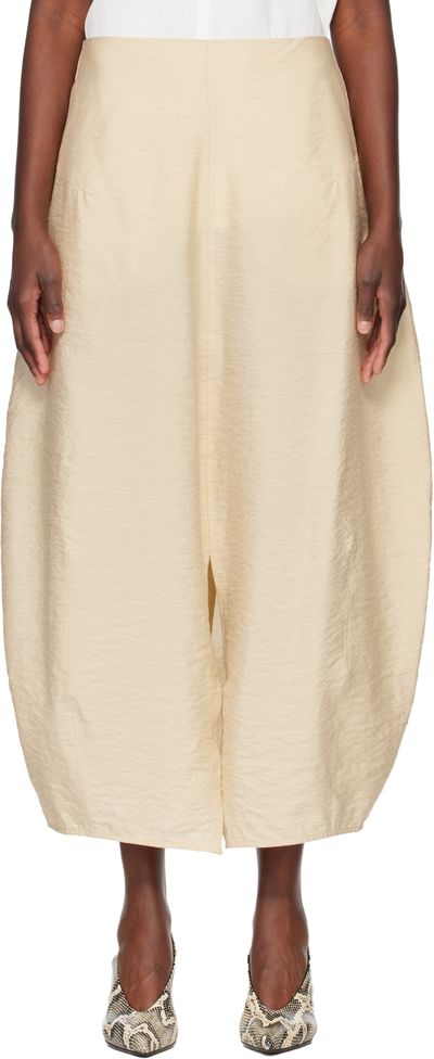 TOTEME TOTEME Beige Parachute Maxi Skirt