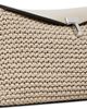TOTEME TOTEME Beige T-Lock Woven-Leather Clutch - 2