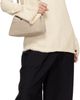 TOTEME TOTEME Beige T-Lock Woven-Leather Clutch - 4