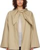 TOTEME TOTEME Beige Technical Scarf Jacket - 1