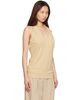 TOTEME TOTEME Beige Twisted Jersey Halter Top - 2