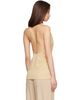 TOTEME TOTEME Beige Twisted Jersey Halter Top - 3